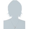 Vinani ASC-S Italia Pendant Necklace with Snake Chain - Sparkly
