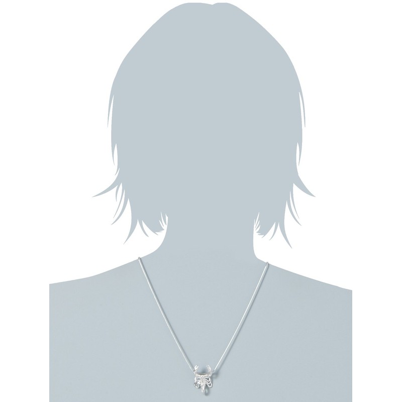 Vinani ASC-S Italia Pendant Necklace with Snake Chain - Sparkly