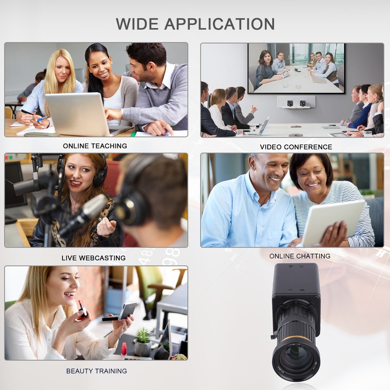4K HD Camera Computer Camera Webcam 8 Megapixels 10X Optical