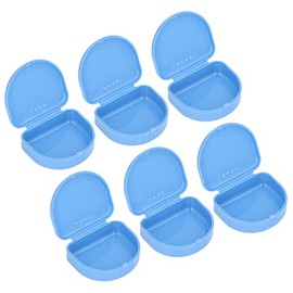CHICIRIS Estuche alineador de Dientes, contenedor de retención, Caja de dentadura de 12 Piezas Caja de Almacenamiento compacta de retenedor de ortodoncia de plástico