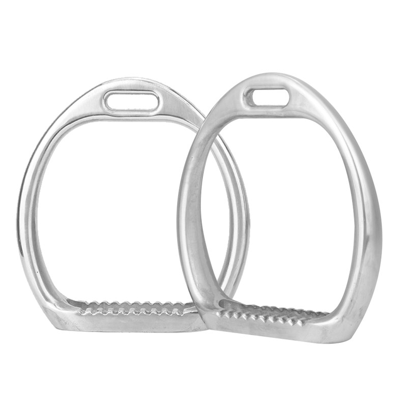 1Pair of Aluminum Kids Lightweight Stirrups Pad Equestrian Sports Horse