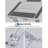 SOUNDANCE Laptop Stand for Desk with Stable Heavy Base, Adjustable