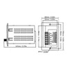 90W Mini Motor Inverter 1PH 176‑264V Input 3PH 0‑220V Output