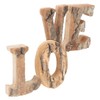 COHEALI 4pcs Rustic Decor Love Letters for Valentine's Day Weddings