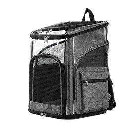Beidingsen Cat Carrier Backpack for Small Medium Cats Dogs Backpack Puppies up to 26 Lbs, Excellent Visibility and Airflow,Lightweight and Portable Travel Pet Carrier Bag Foldable Design