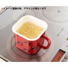 YJ-816 Plune Enameled Multi-Square Pot, Apples Size: Approx. W 7.0