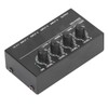 4 Channel Mixer Black Ultra Low Noise 4 Channel Compact