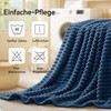 BEDELITE Fleece Throw Blanket for Couch, Soft and Warm, Fluffy