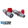 TL28#12 JIC Thread Flat Face High Flow Quick Connect Hydraulic