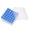 SHUATI Vial Holder Rack 36PCS Graduated Marks High Quality Clear