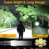Garberiel Super Bright 90000000LM XHP120 LED Flashlight Rechargeable Powerful Stroll