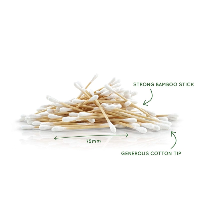 400 Bamboo Cotton Buds | Q Tips | Ear Sticks