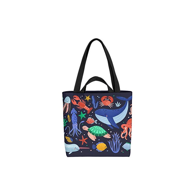 VOID Sea Animals Whale Crab Fish Bag 33 x 33