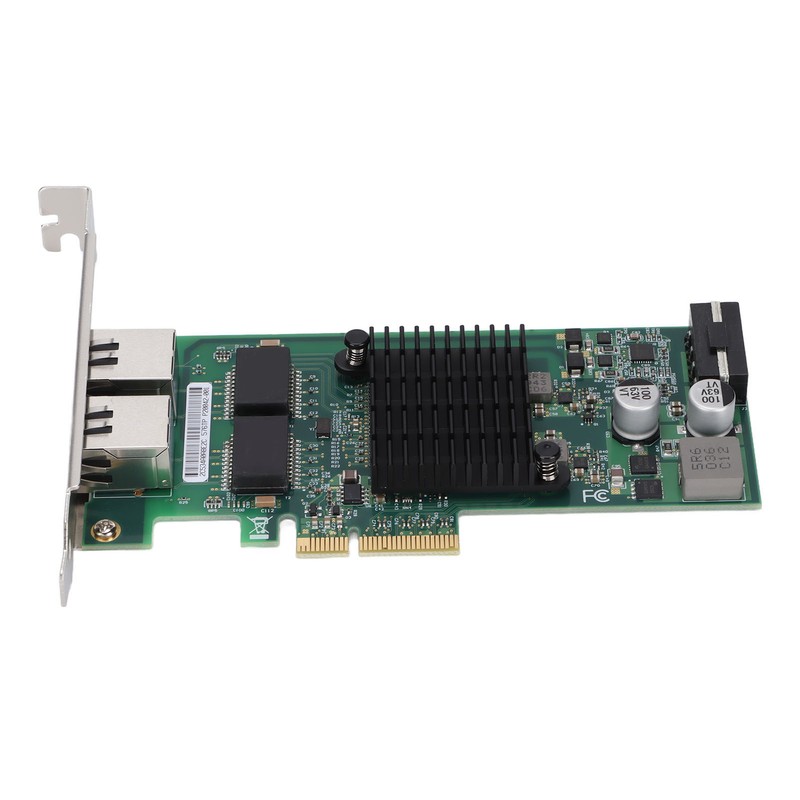 Network Card PCIE X4 Rj45 10/100/1000Mbps Gigabit Dual Port Electric