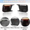 KEEGTBOX Switchback White/Amber LED DRL Front Fog Daytime Running Light