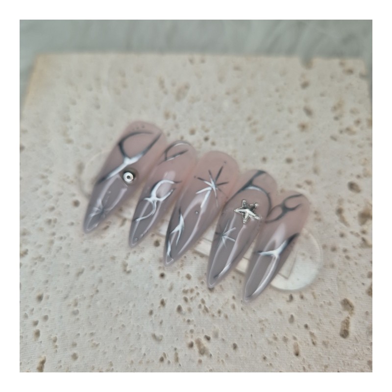 Unique Nail Handmade Nail Tips - Oval / 유니크네일 수제네일팁