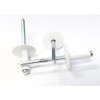 White 3/16" Blind Pop Rivets Aluminum Large Head with Steel