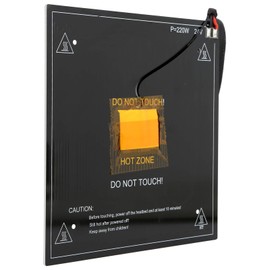 3D Printer Heated Bed, 3D Parts Heater Bed -Shake -Vibration for Ender 3X 3D Printers for 3D Printer