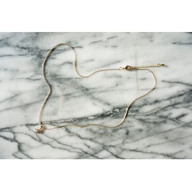 Dainty Tiny North Star 24k Gold Plated Necklace