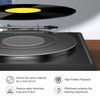Turntable Mat Acrylic Anti Static Noise Reduction Turntable Slipmat for
