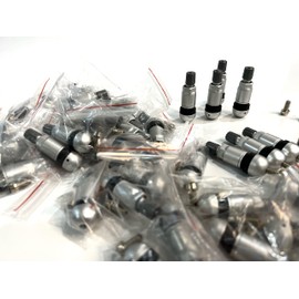 Tire Valve Stem Bolt-in | Aluminum TPMS Valve Stem with Bolt Included 50 Pcs in Pack
