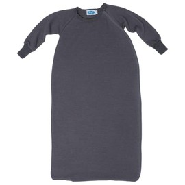Reiff Kid's 301703 Merino Silk Terry Towelling Baby Sleeping Bag with Arm TOG 1.0 Organic Wool Silk, Rock