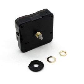 suiwotin 1pc Clock Mechanism Replacement, 13mm/0.51 Inch Shaft Length Wall Clock Mechanism, Quartz Clock Movement, DIY Silent Movement Mechanism Replacement (Thread: 0.21"/5.5mm)