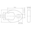 BGS 1757-28 | Crowfoot Spanner | 12.5 mm (1/2") Drive