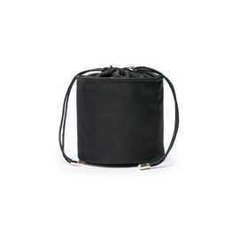 YONBEN Tall Purse Organizer Insert Womens Canvas Round Handbag Organizer Storage,Handbag Purse Organizer Round Cosmetic Pouch Bag Bucket Makeup Bag (S, Nylon-Black)