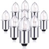 Mudder 8 Pieces 2D-2.4-Volt 0.7A Krypton Flashlight Bulb Replacement Bayonet