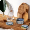 Absorbent Ceramic Coasters for Drinks with Cork Base Art Coasters