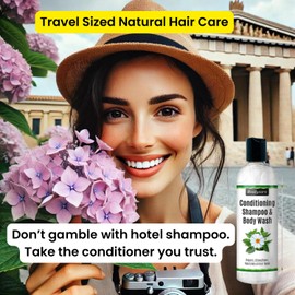 ibodycare Conditioning Shampoo & Body Wash (1 oz Travel, 2 Pack)