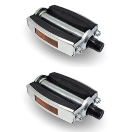cyclingcolors 2x Pedal M14 x 125 Vintage Moped Bicycle Moped Scooter Motorcycle Compatible with Solex 3800 Peugeot 103 MBK 51