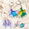 13 Pcs Mini Turtle Resin Molds with Seashell Conch Tool
