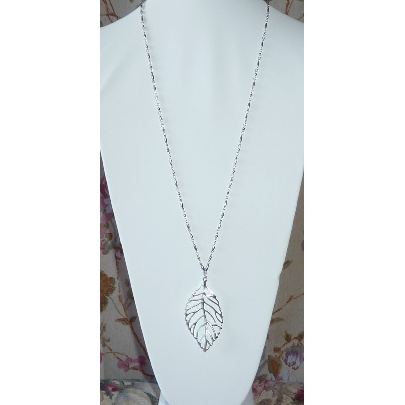Cadena de acero inoxidable con cordón para mujer, fabricada en