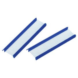 MECCANIXITY 1000 Pcs Standard Tagging Barb Fasteners, 1 Inch Dark Blue Tagging Gun Fasteners Tagging Gun Refill Plastic Garment for Clothing Fine Stitch Price Refills Tag Label
