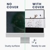 kwmobile Computer Monitor Cover Compatible with 24-26" monitor - Bees