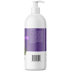 EDENIKA BOTANICALS Lavender Body Wash with Chamomile, Grapeseed & Almond Oil, 16 fl oz, Relaxing & Moisturizing Formula, Vegan, Sulfate-Free, Paraben-Free, for All Skin Types