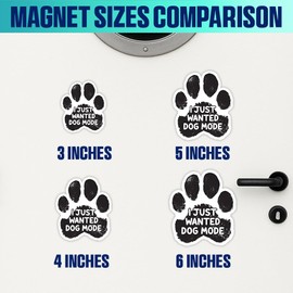 VOTANTA I Just Wanted Dog Mode Magnet Sticker, Anti Billionaires Die Cut Magnet, Bought This Before He Got Weird Funny Political Magnetic Gifts Decoration for Car, Locker, Fridge, Toolbox