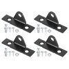 X AUTOHAUX 4 Set Black Metal Car Gas Strut Shock