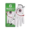 FootJoy WeatherSof Men's Golf Glove, White/Red, White/Red