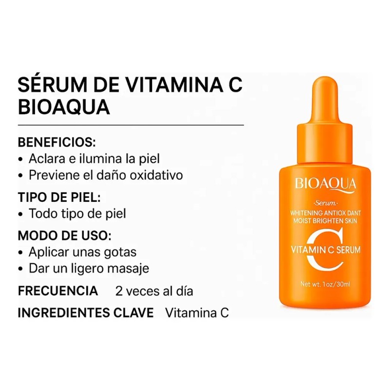 Bioaqua Set 6 Pasos Estilo Coreano-luminosidad + Antiarrugas