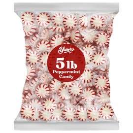 Starlight Peppermints Candy Individually Wrapped - Starlight Mints Hard Candy Individually Wrapped Office Candy Mints, Perfect Peppermint Candy for Office, 5lb