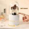 Rotating Makeup Brush Holder – Makeup Brush Organizer Box, Cosmetic
