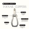 Toenail Clippers Cutter for Thick Ingrown Nails Scissors Heavy Duty