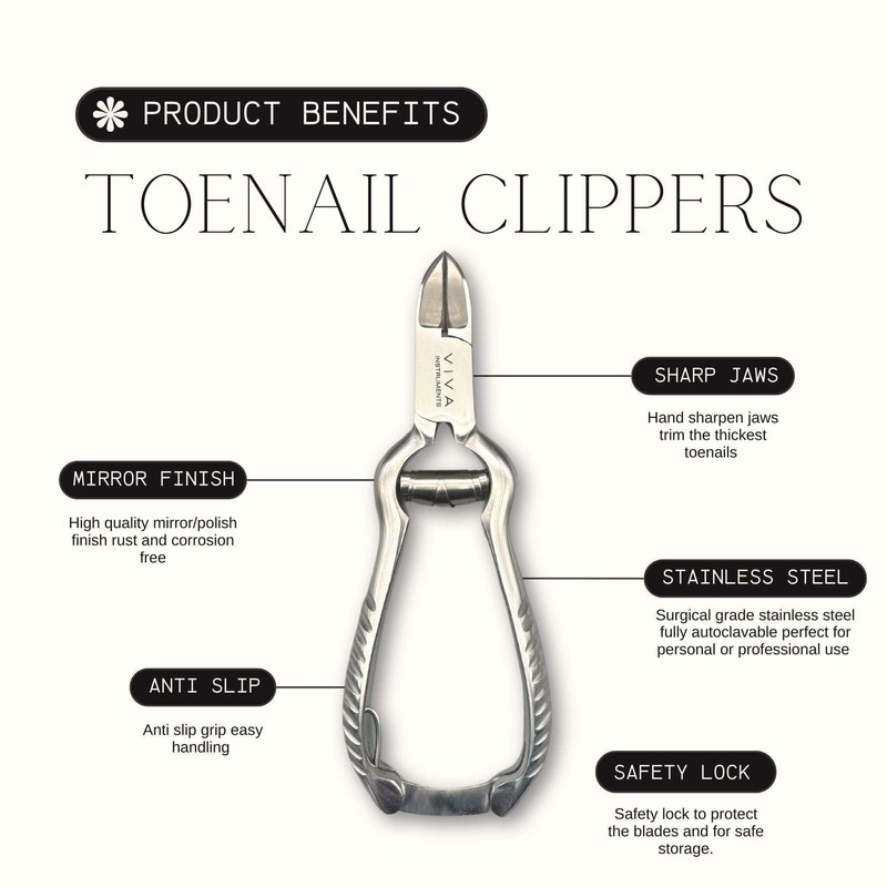 Toenail Clippers Cutter for Thick Ingrown Nails Scissors Heavy Duty