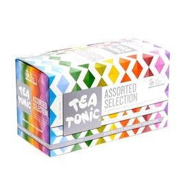 Tea Tonic Variety Pack – Assorted Herbal Tea Sampler with 33 Unique Tea Bags, Teas for Relaxation, Infused Flavors For Wellness, and Everyday Enjoyment