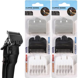 JEYORZY 6 pcs Aufschiebekämme für schermaschine, clipper aufsätze, Haar clipper guards, Geeignet standard haarschneidemaschine, Haar Clipper Guide Limit Kämme, für Schermaschine Friseur Salon Werkzeug