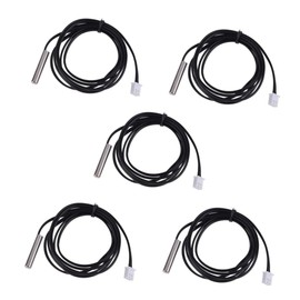 SOLUSTRE 5st Pt1000 Temperature Sensor Thermistor Heat Sensors Temperature Converter Temperature Sensor Probe Waterproof Transmitter 10k