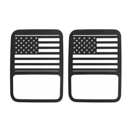 VIOJI Black Tail Light Taillight Lamp Decor Cover Guard 20+ 2pcs Rear Left Right 2 Pieces/Set for Jeep for Gladiator 2020-2021 BTLTLDCGFJGJ22